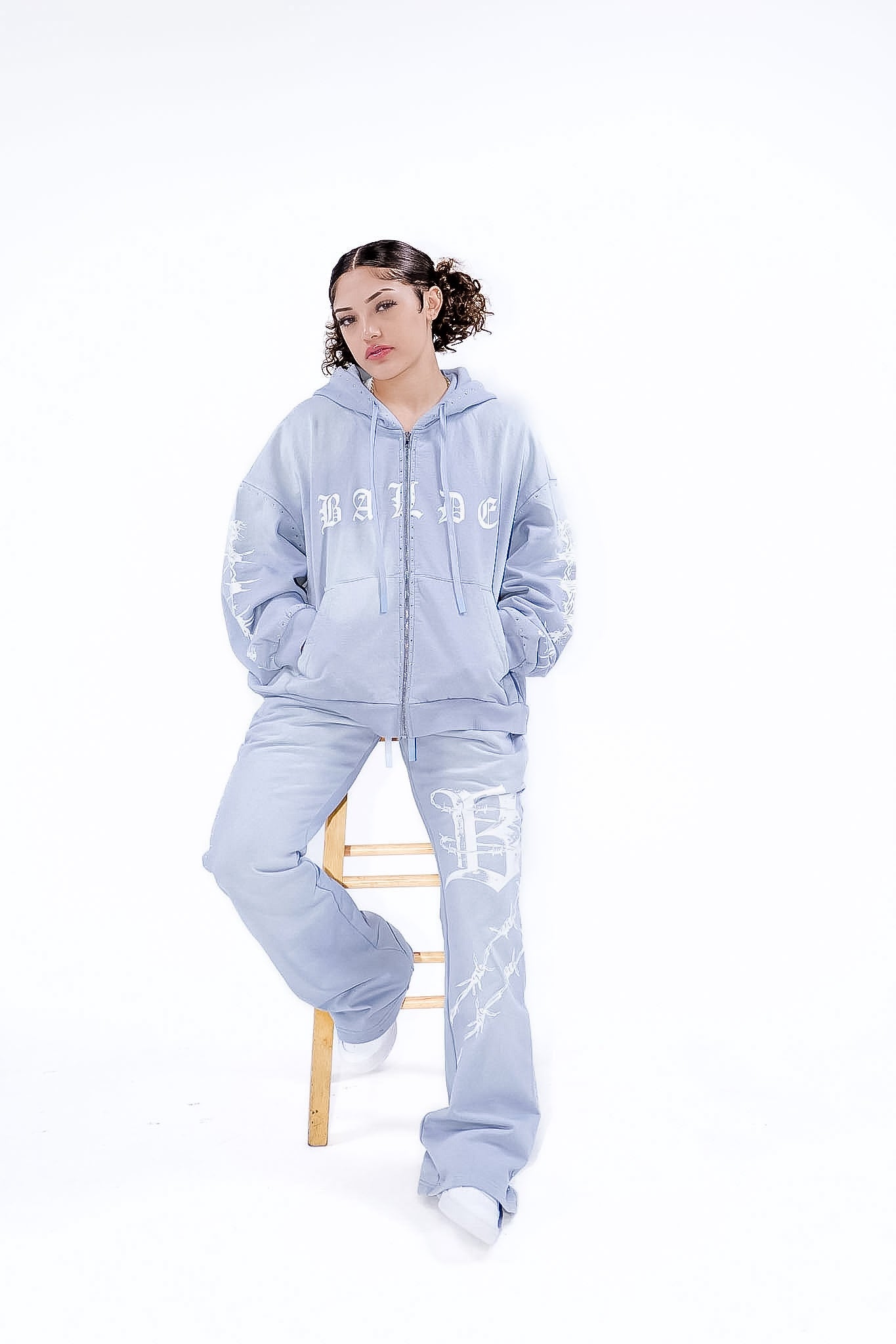 Balde Essential Sweatpants – Grey/White