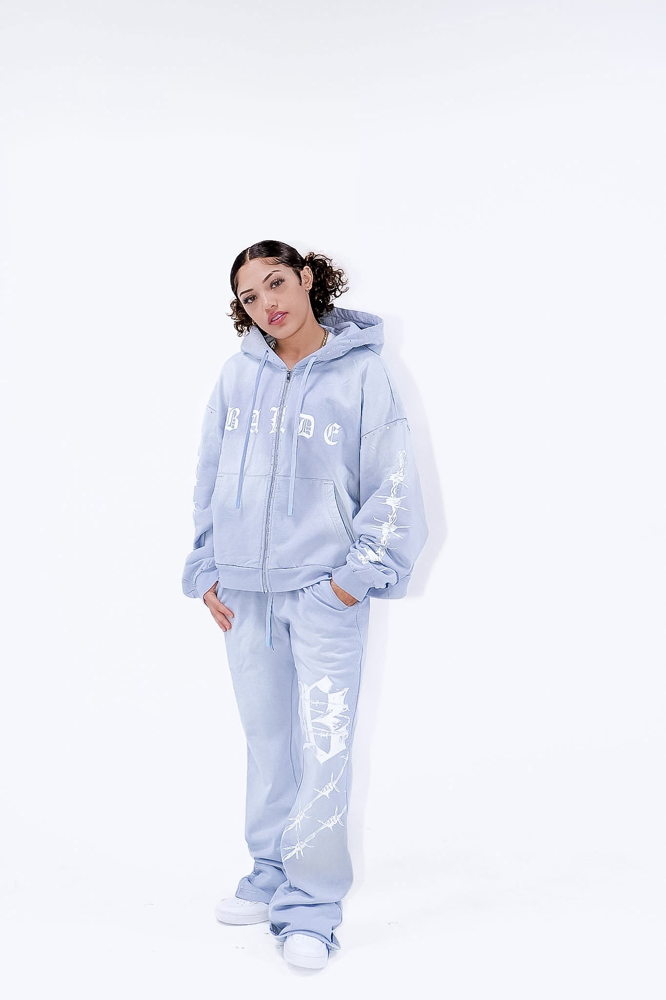 Balde Essential Sweatpants – Grey/White