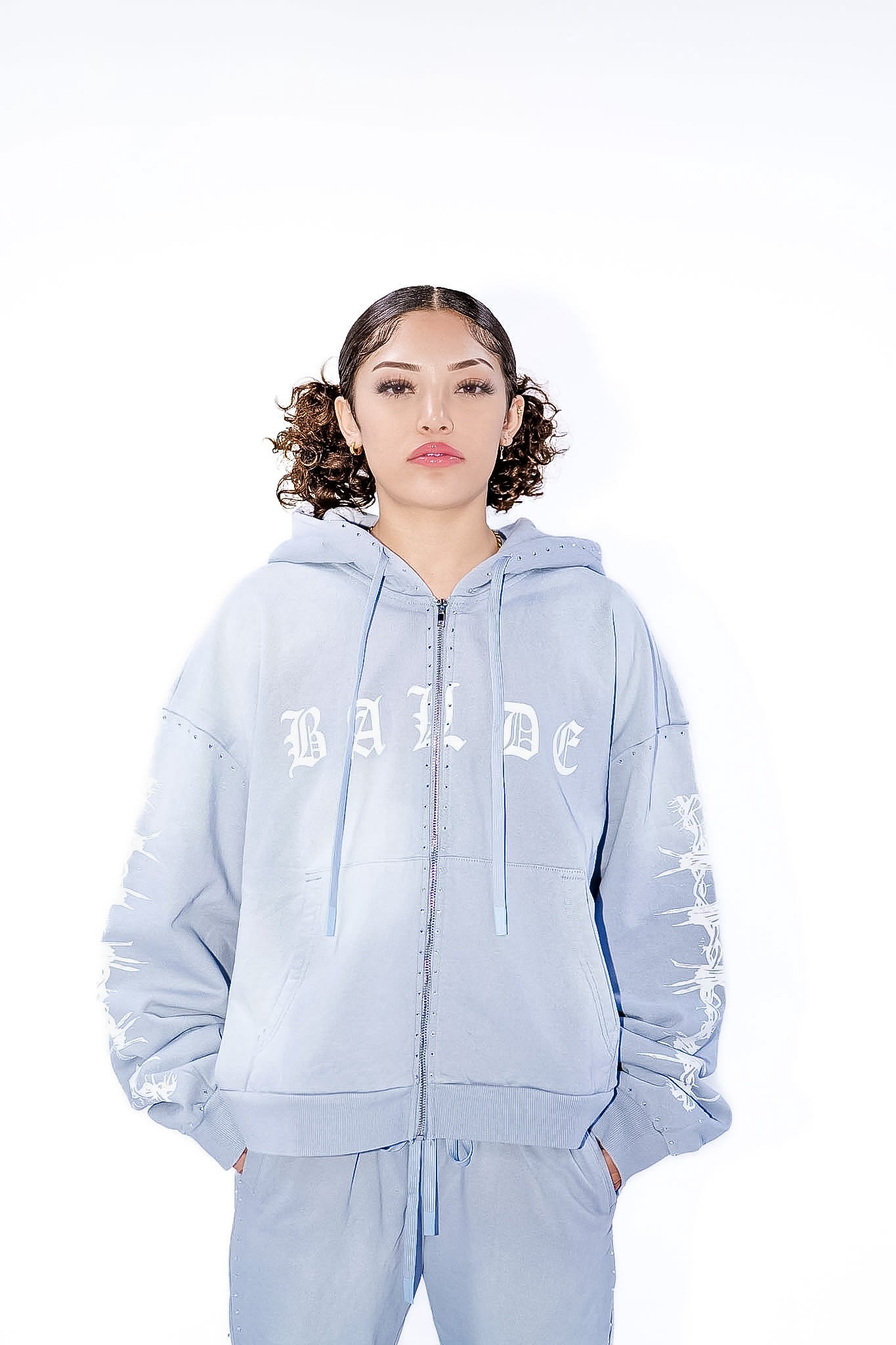 Balde Essential Hoodie – Grey/White