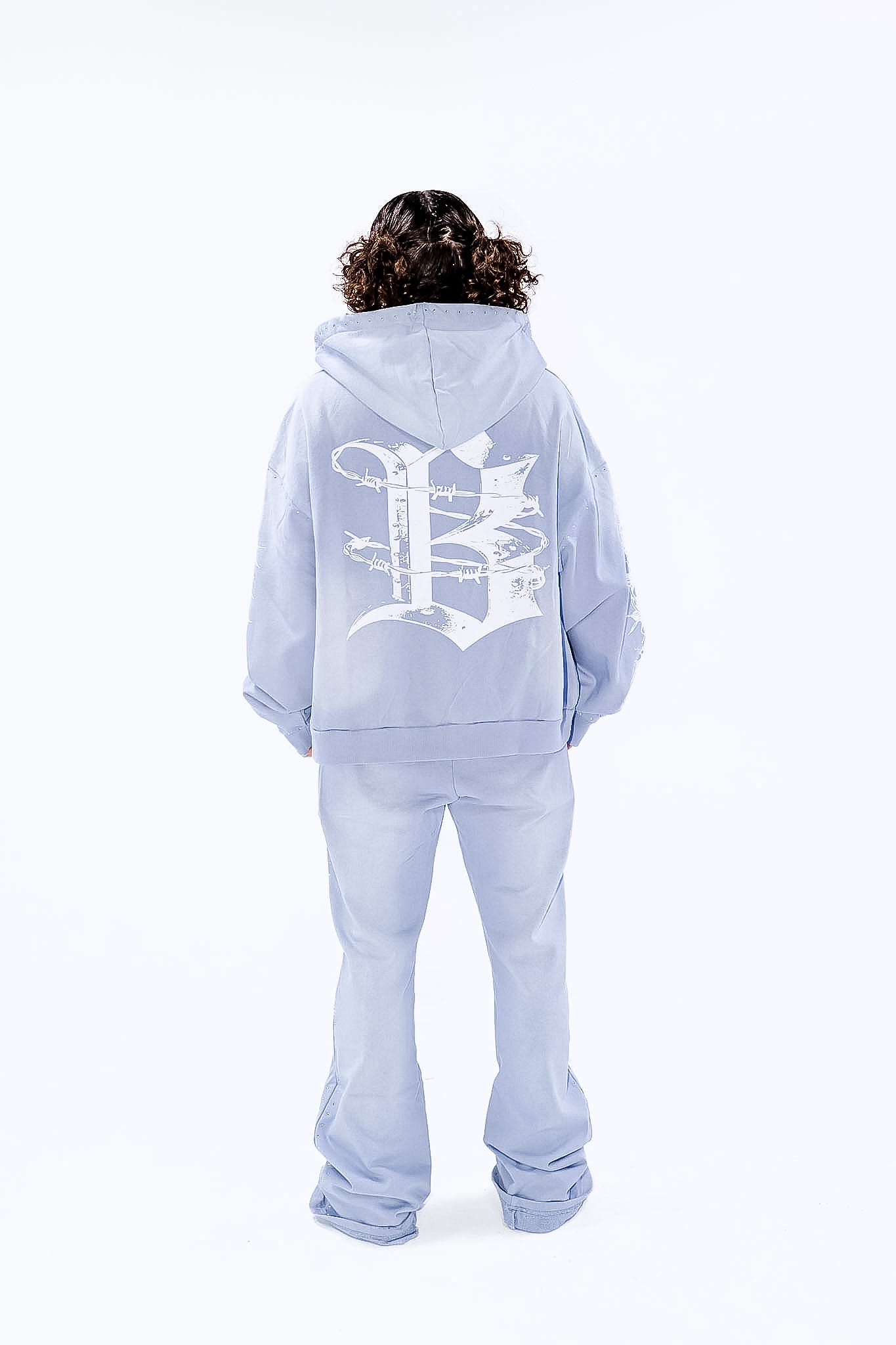Balde Essential Hoodie – Grey/White