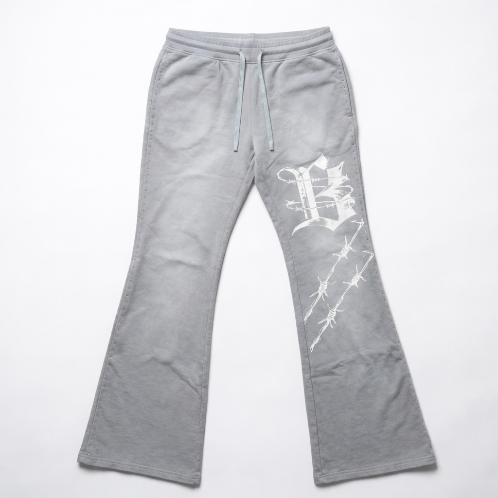 Balde Essential Sweatpants – Grey/White