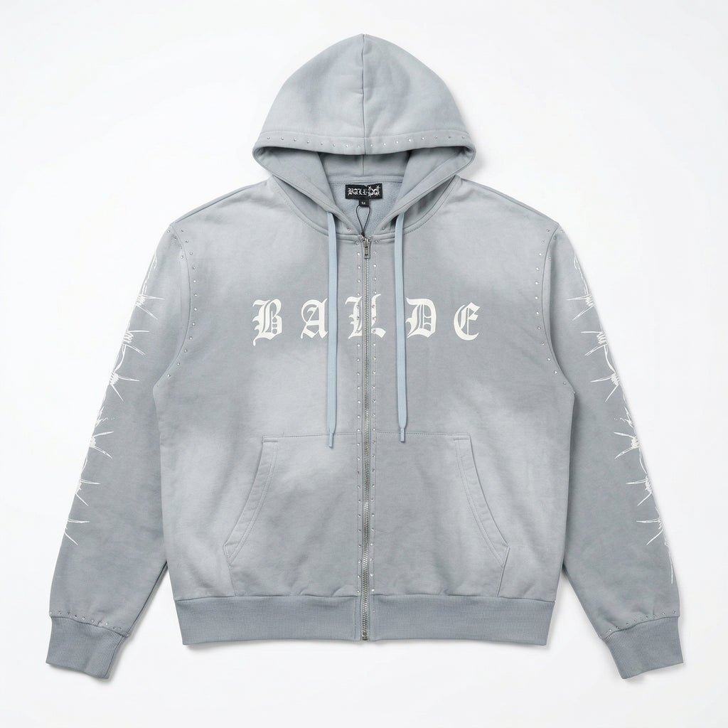 Balde Essential Hoodie – Grey/White