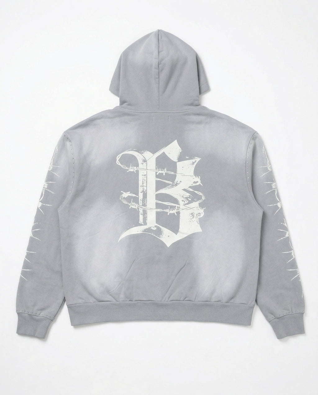 Balde Essential Hoodie – Grey/White