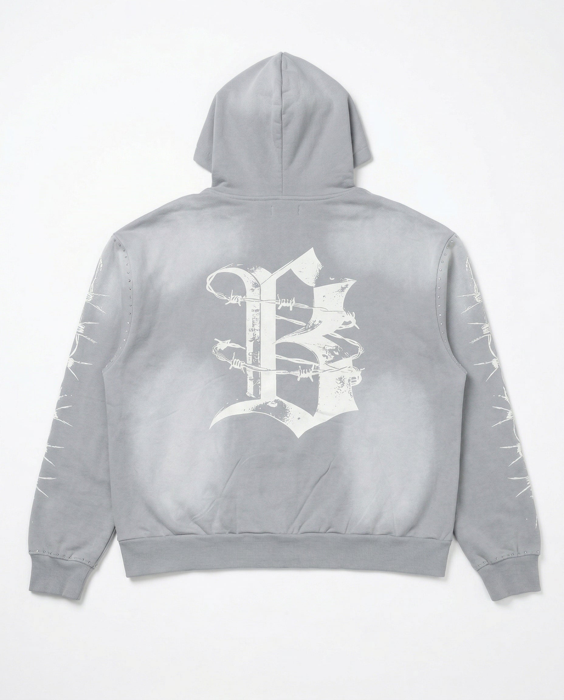 Balde Essential Hoodie – Grey/White