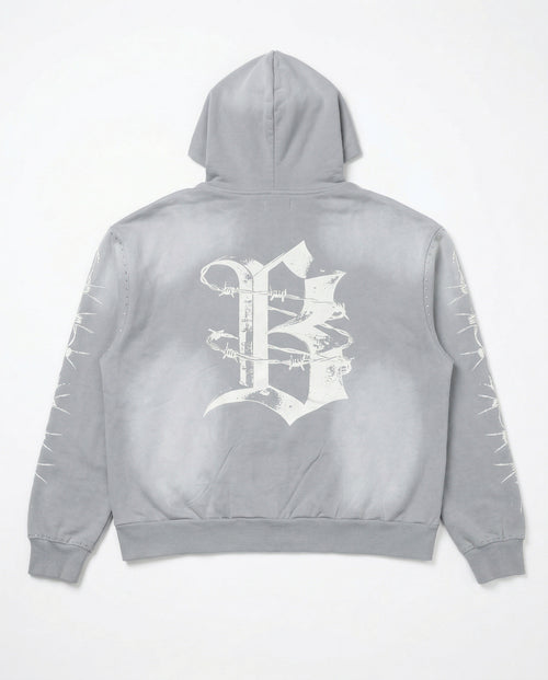 Balde Essential Hoodie – Grey/White